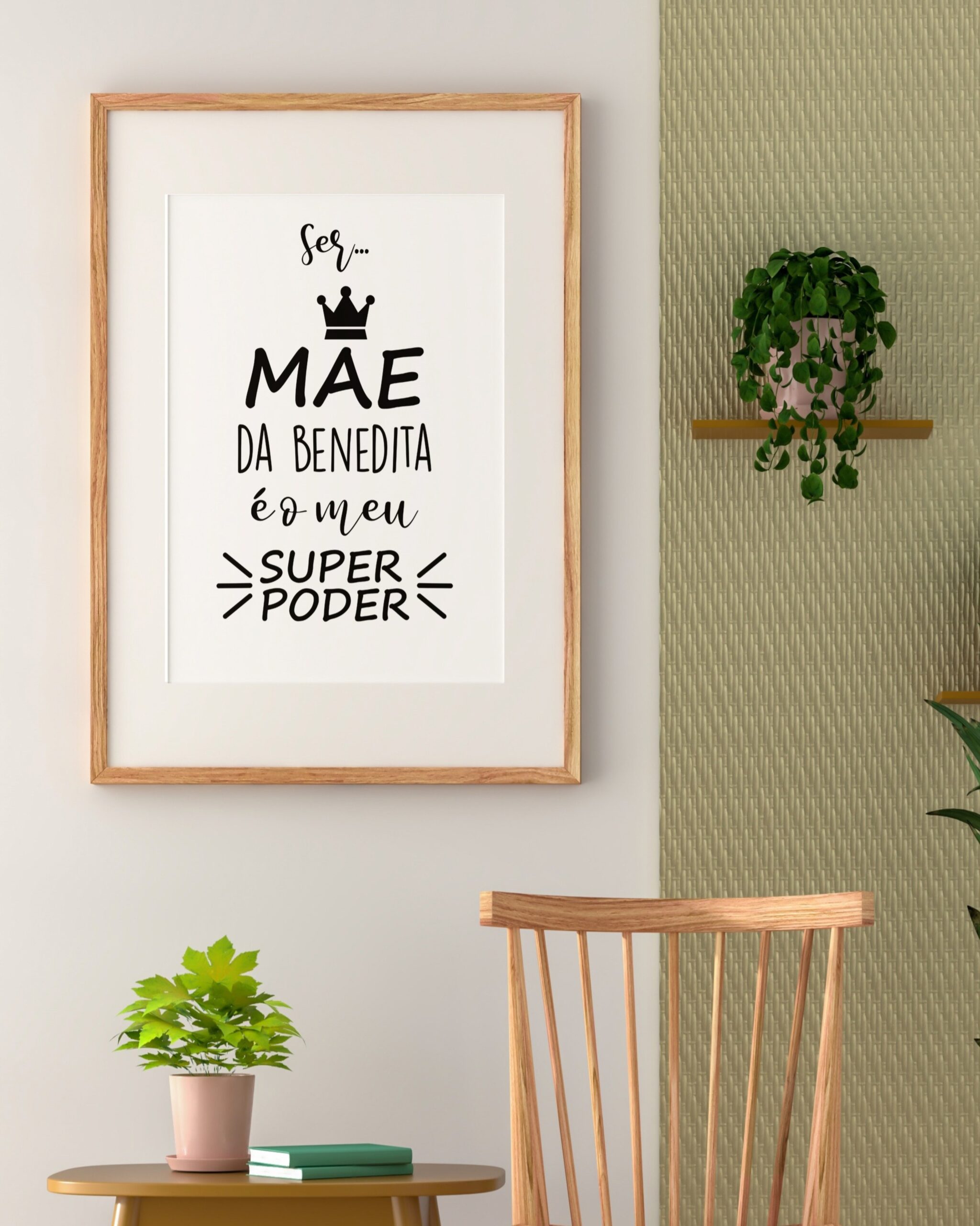 Moldura Ser Mãe é o Meu Super Poder