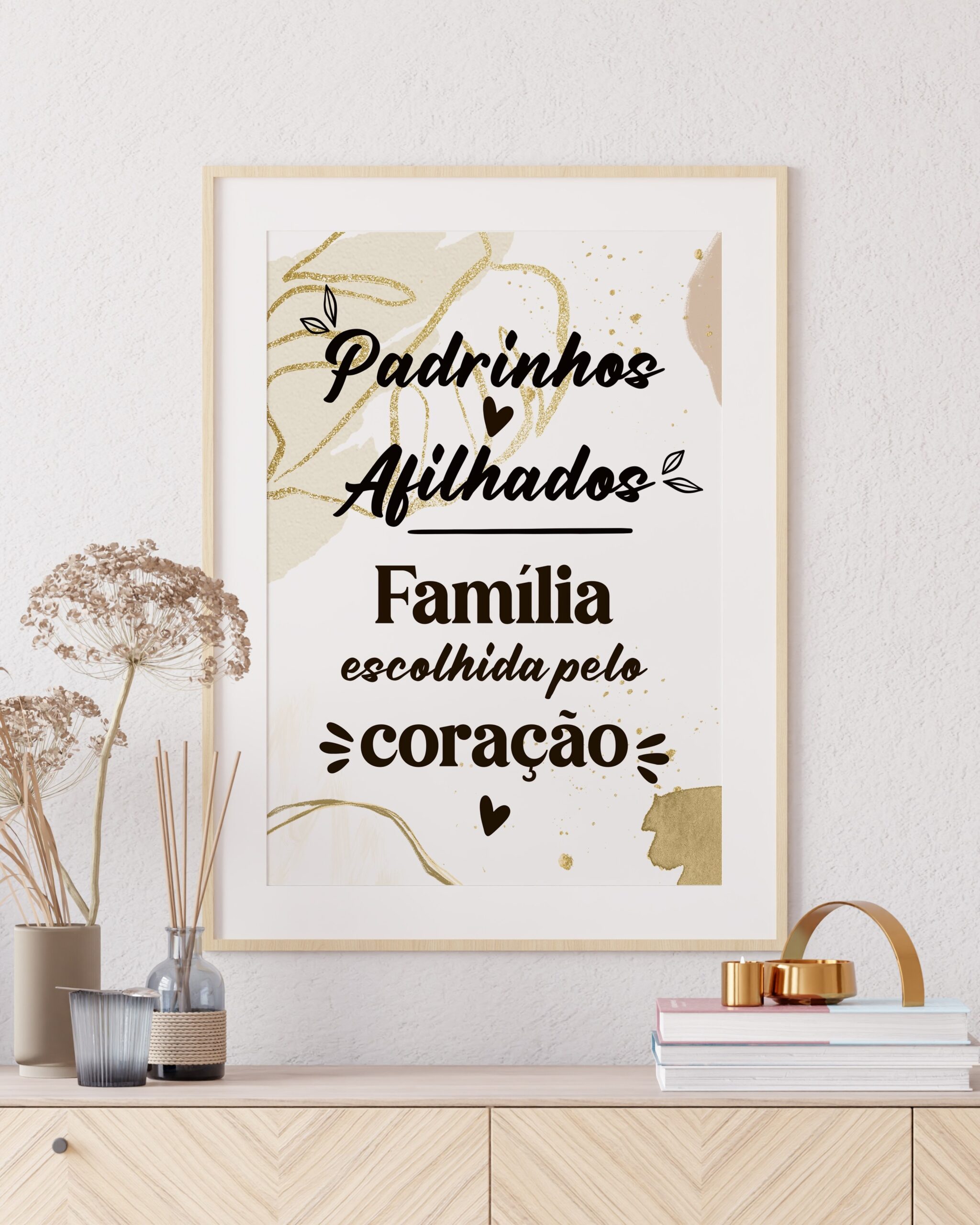 Moldura Família Escolhida pelo Coração