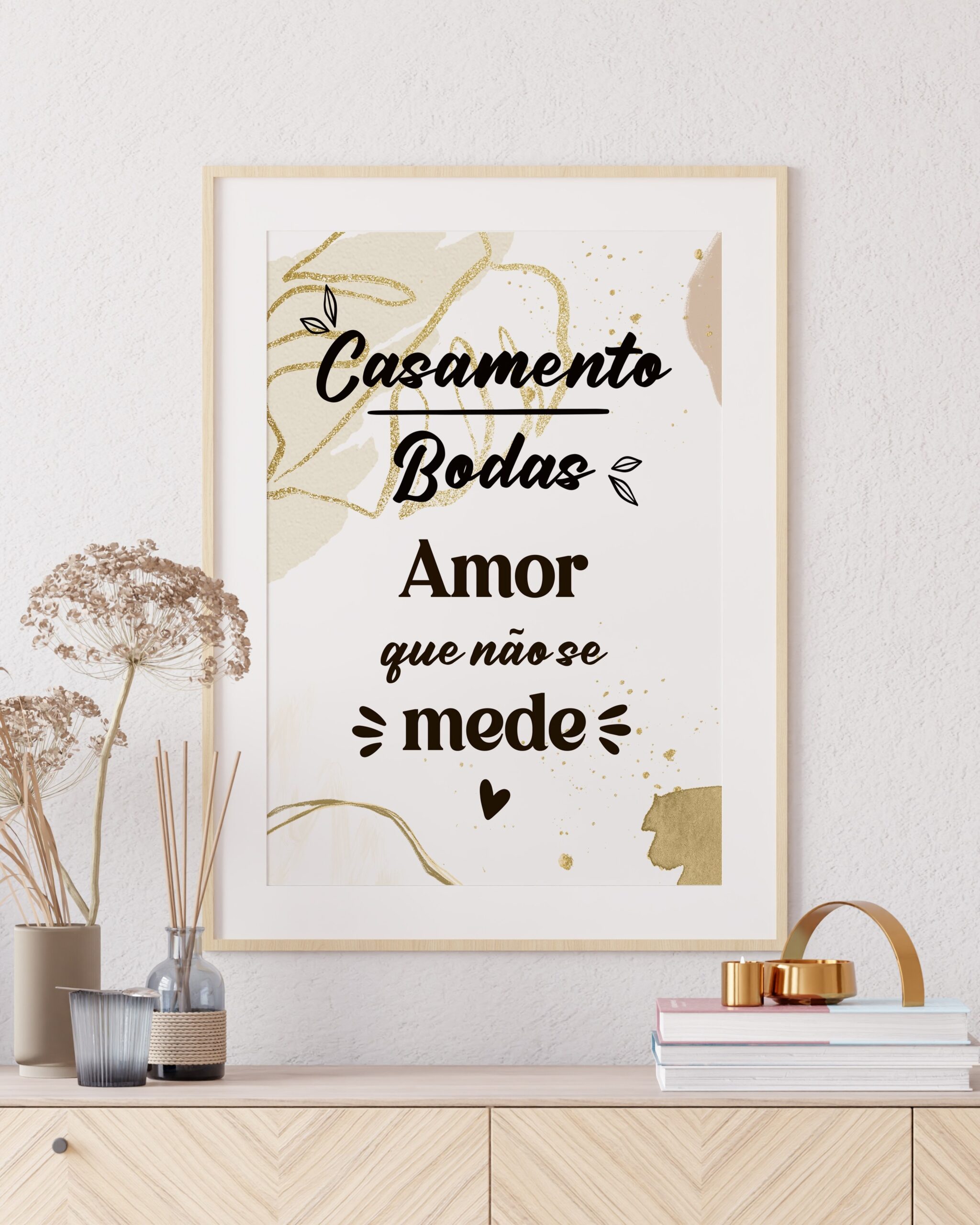 Moldura Bodas Amor que Não se Mede