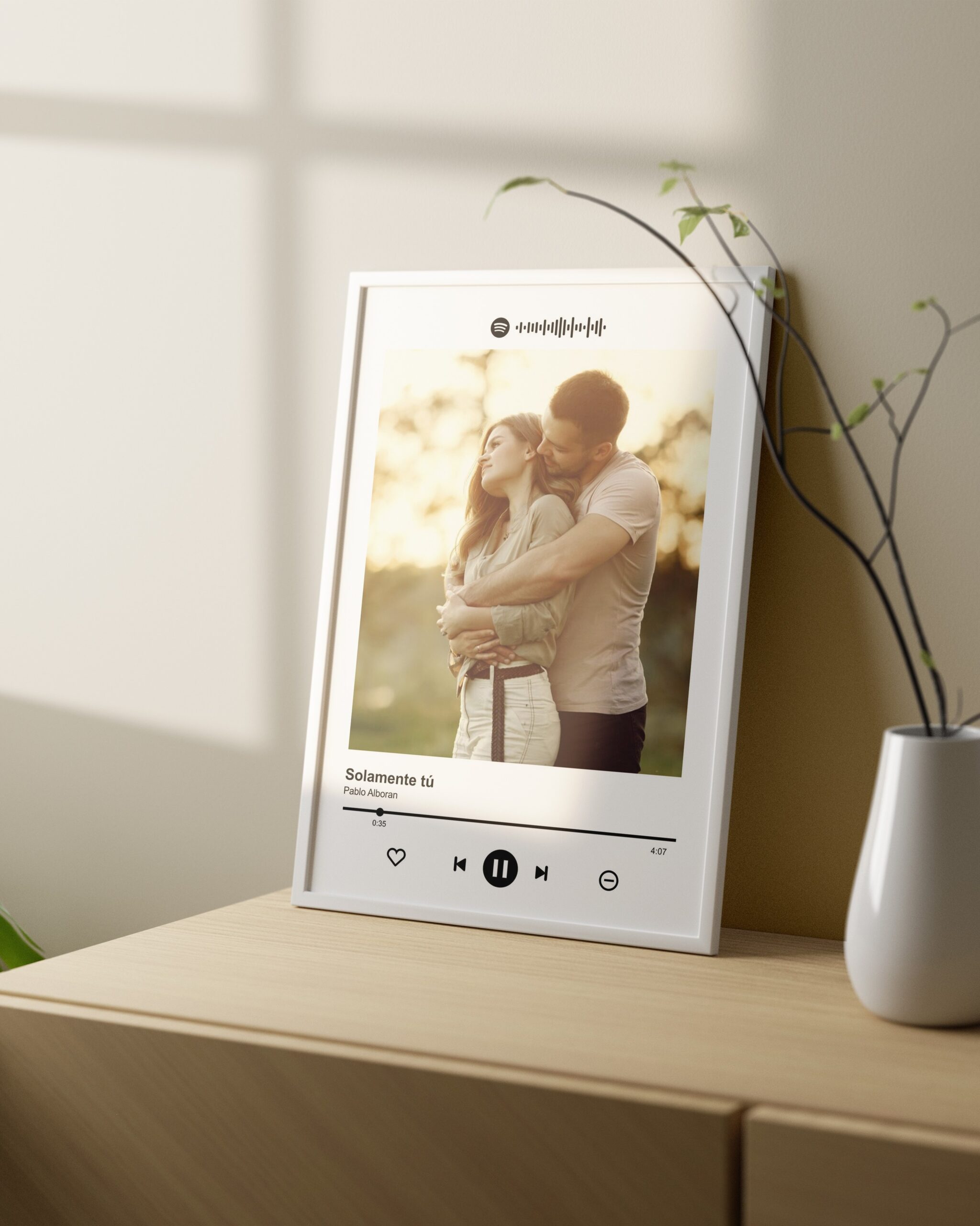 Moldura Música Spotify com Foto