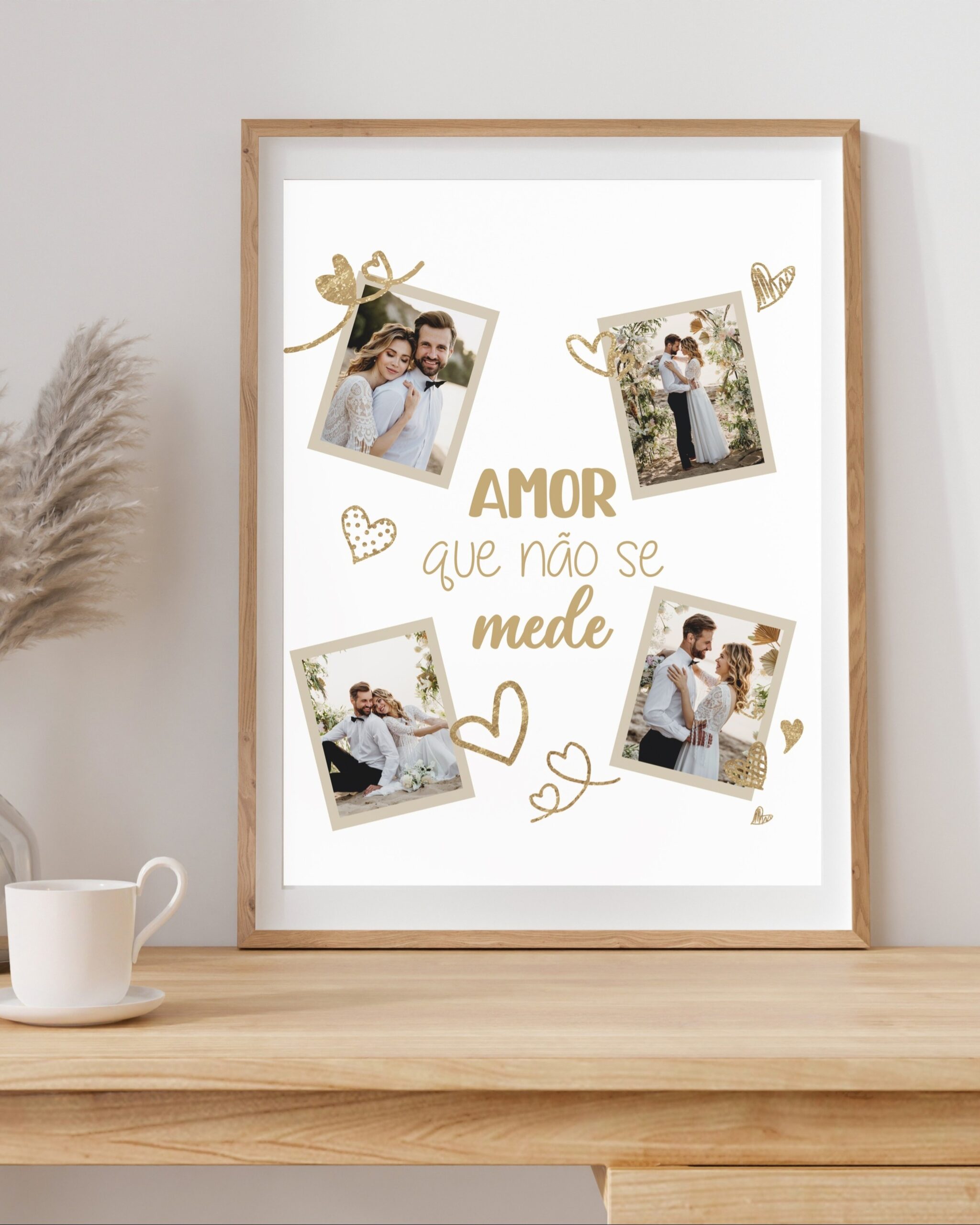 Moldura Amor que Não se Mede Fotos