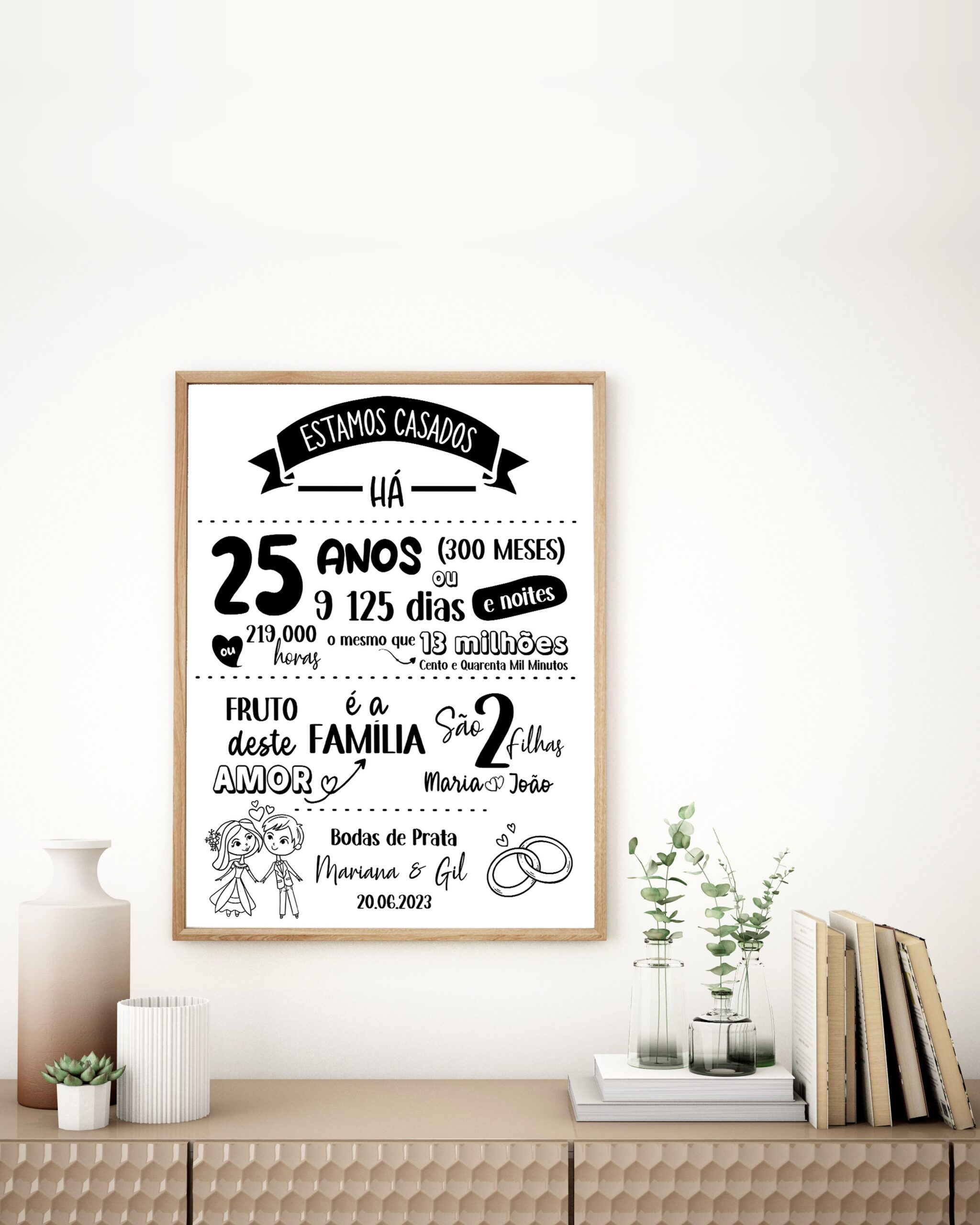 Moldura Estamos Casados Há 25 Anos