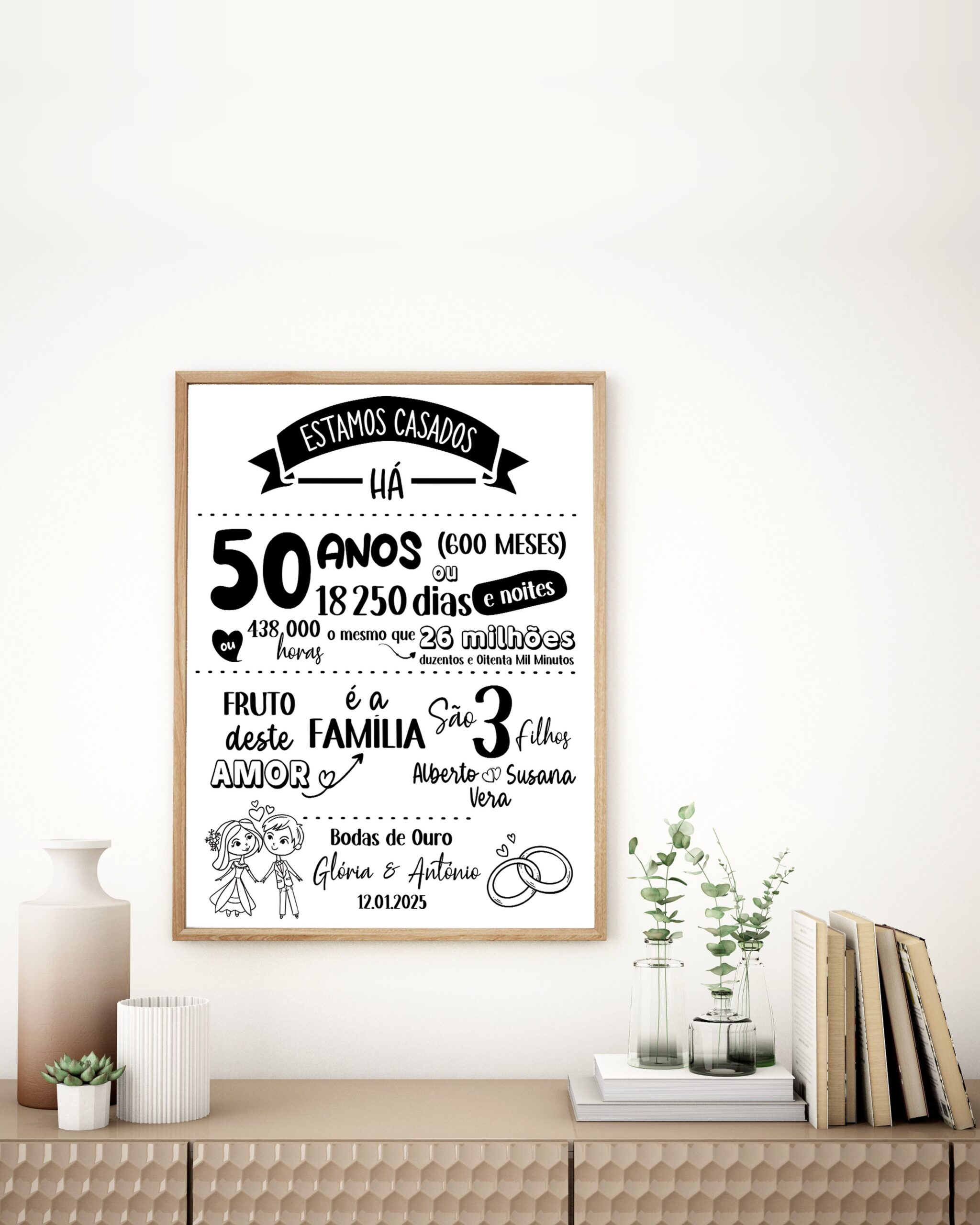 Moldura Estamos Casados Há 50 Anos