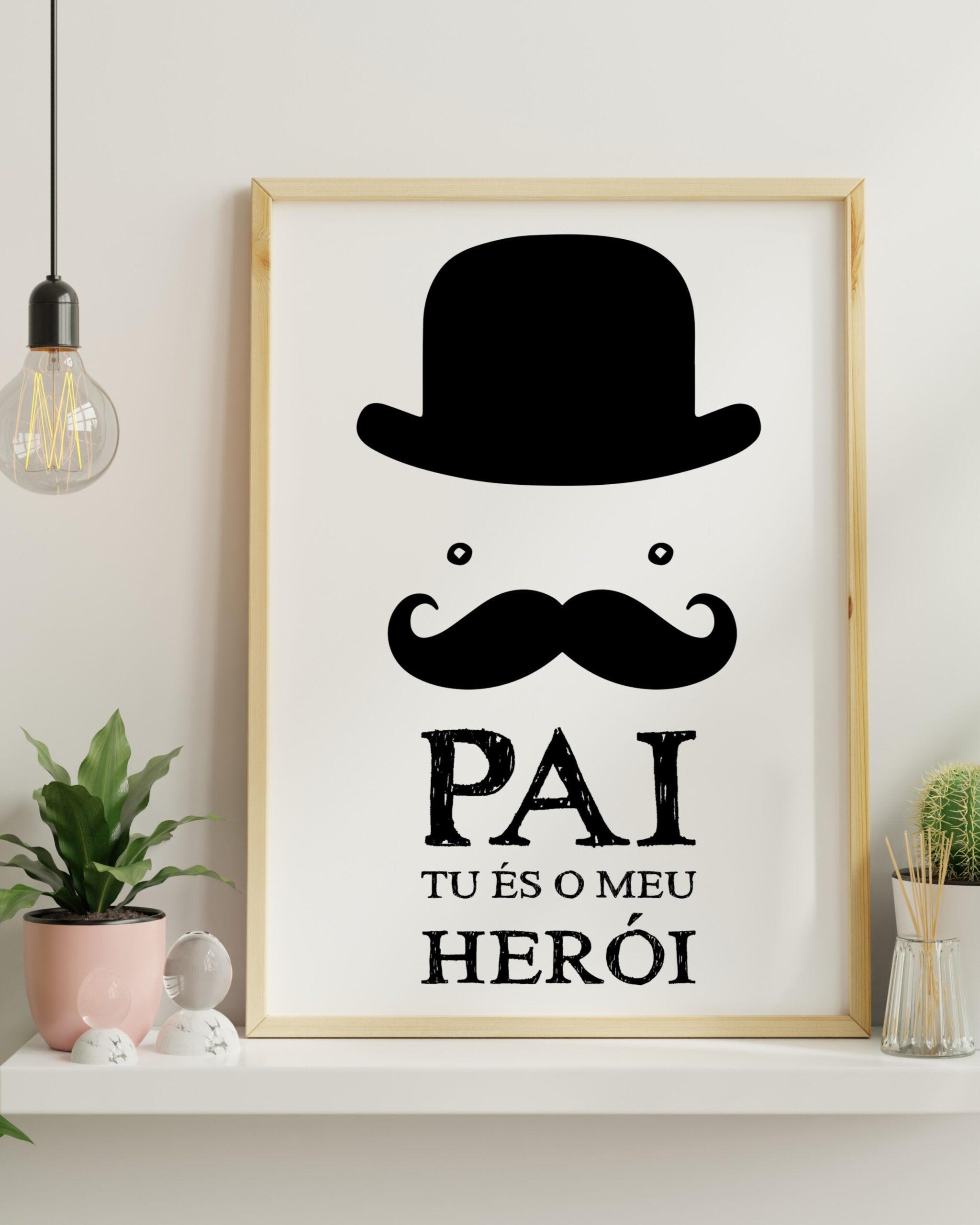 Moldura Pai Tu És o Meu Herói